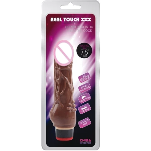 Вибратор CHISA 7.8” Vibe Cock - Brown, 291647