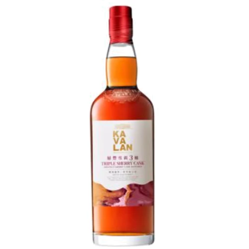 Віскі Kavalan Triple Sherry Cask 0.7 (BWW3312): Об'єм, л 0.7
