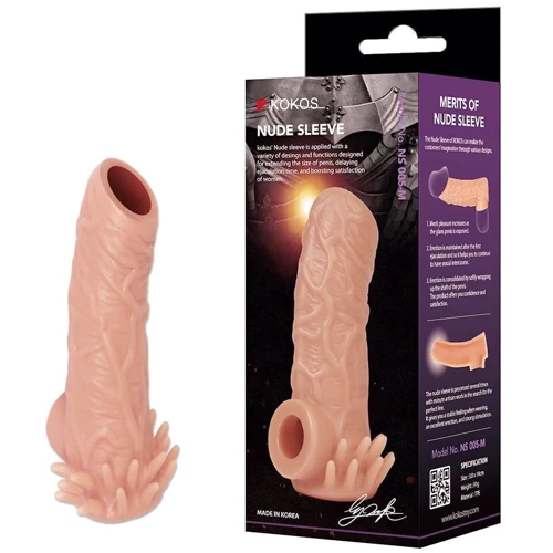 Насадка на член Kokos Nude Sleeve NS 005 L