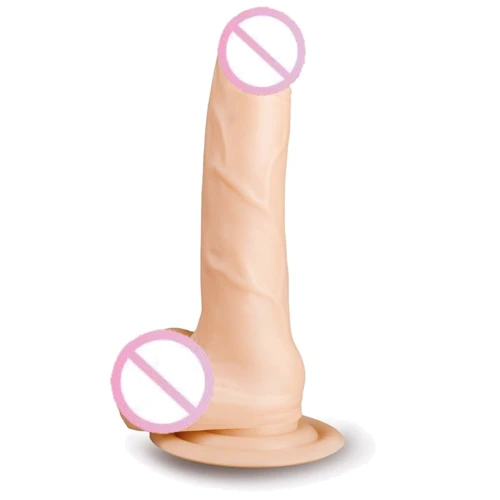 Реалистичный фаллоимитатор на присоске Brazzers, 14,5х3.5 см