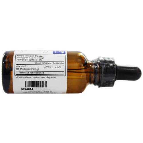 Pure Encapsulations Vitamin D3 liquid 22.5 ml Витамин D3 жидкость (PE-01069): Форма выпуска Жидкость