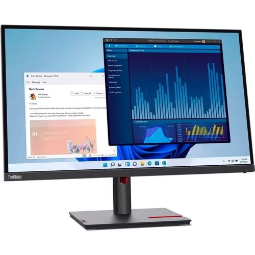 Монитор Lenovo T27p-30 (63A9GAT1EU) UA: Покрытие экрана матовое