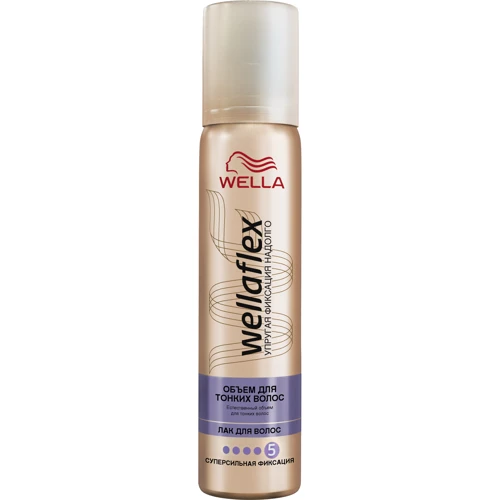 Wella Wellaflex Лак для волос Объем для тонких волос суперсильной фиксации 75 ml