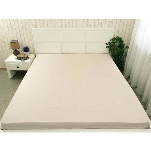 Простирадло на гумці Руно Beige бязь бежева 90х200 см (506.114У_Beige): Матеріал бязь