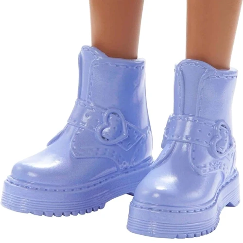 Кукла Barbie Модница в ярком платье-футболке (HPF77) фото 3