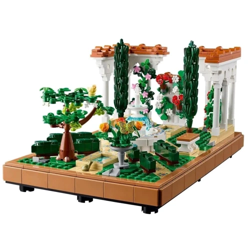 Конструктор LEGO Icons Сад с фонтаном 1302 детали (10359): Рекомендуемый возраст 18+
