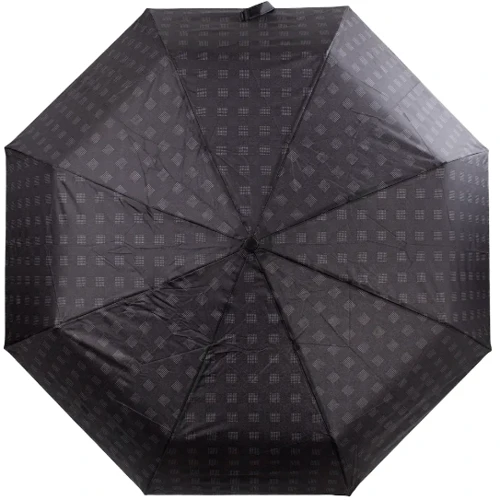 Парасолька чоловіча автомат Happy Rain чорний (U43668-5): Фасон Складной