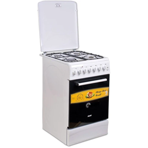 Газова плита KLASS T 5401 M2 White: Розміри 85x50x60 см
