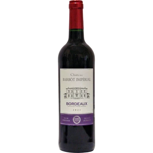 Вино Les Grands Chais de France Château Barbot Imperial червоне сухе 12.5% 0.75 л (3500610116773)
