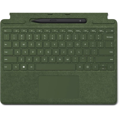 Аксесуар для планшетних ПК Microsoft Surface Pro X / Surface Pro 8 Signature Keyboard Forest (8XA-00121): Матеріал алькантара