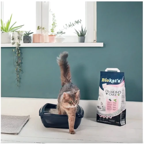 Наполнитель для кошачьего туалета Biokats Diamond Care Fresh 8 л (4002064918426): Гранулы Мелкие (0.32 - 0.8 мм)