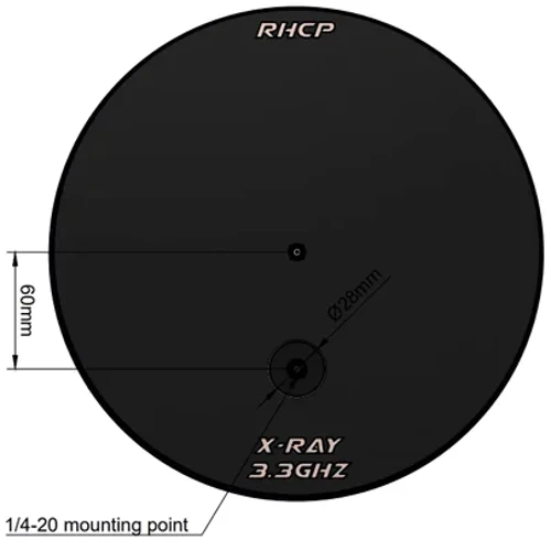 Антенна TrueRC X-Ray 3.3GHz RHCP (0608597256178): Тип гаджета Антенны