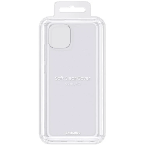 Аксесуар для смартфона Samsung Soft Clear Cover Transparent (EF-QA035TTEGRU) для Samsung A035 Galaxy A03