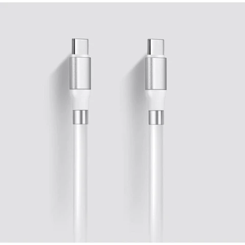 Кабель SuperCalla Cable USB-C to USB-C magnetic White 0.9m фото 3