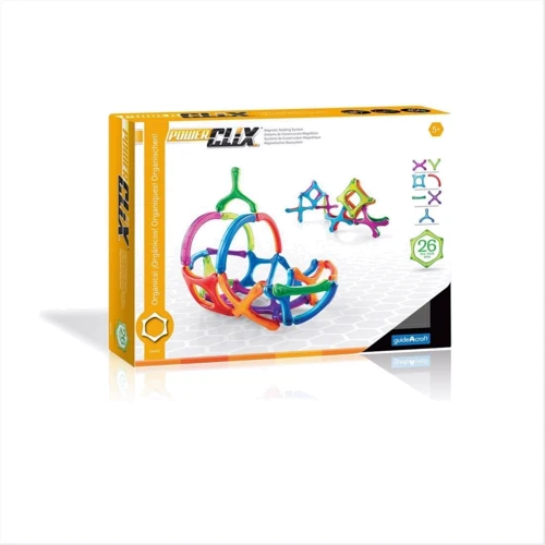 Конструктор Guidecraft PowerClix Organics, 26 деталей (G9430): Количество деталей, шт. 26