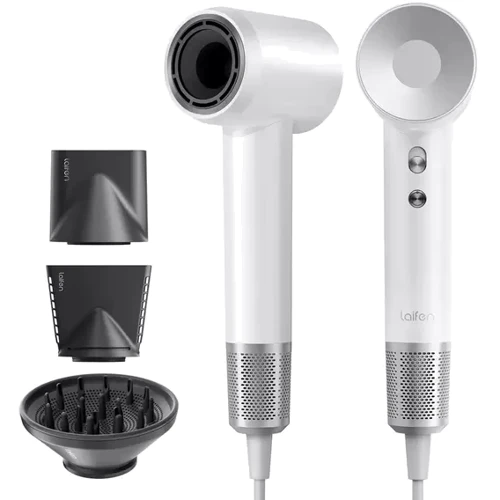 Фен Laifen Swift Special High Speed с ионизацией, 3 насадки, Pearl White