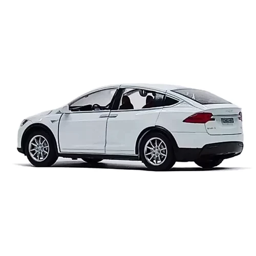 Инерционная машинка АВТОПРОМ Tesla Model X 7574A, 1:22 (7574A(White))