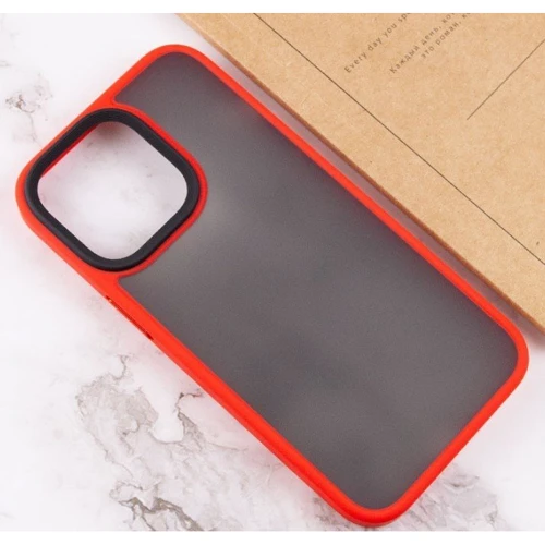 Чохол для iPhone Mobile Case TPU+PC Metal Buttons Red для iPhone 14 Plus: Тип чохла накладка на заднюю часть