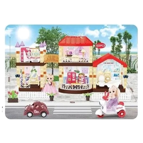 Ляльковий будиночок 326 D 137 DIY 123 елемента: Виробник Noname