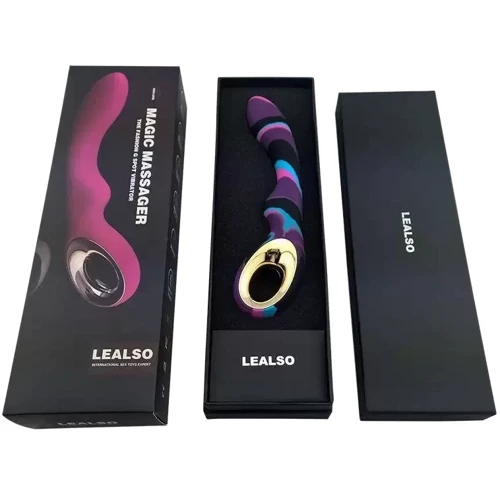 Вибратор Lealso - Rainbow Magic Purple&Black