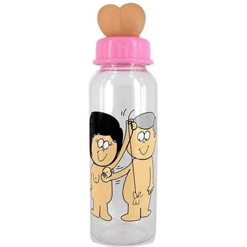 Пляшка з еротичної соскою Boobie Nipple Bottle