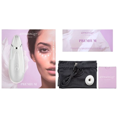 Вакуумный клиторальный стимулятор Womanizer Premium White
