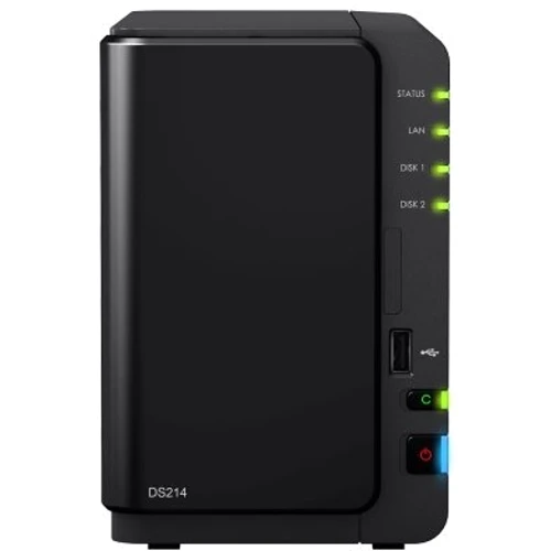 Сетевой накопитель (NAS) Synology DS214: Предустановленные диски нет