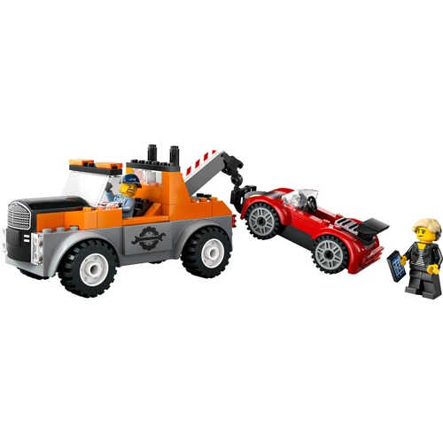 Конструктор LEGO City Эвакуатор и ремонт спортивных автомобилей (60435): Количество деталей, шт. 101