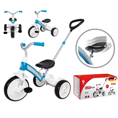 Велосипед трехколесный детский Qplay ELITE+ Black (T180-5Black): Тип 3х колесный велосипед