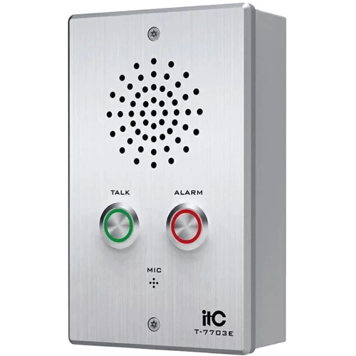 Інтерком панель ITC вологозахищена з двома кнопками (T-7703E)