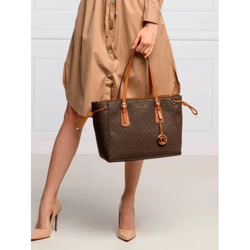 Сумка жіноча Michael Kors VOYAGER MD MF TZ TOTE темно-коричнева (30F8GV6T2B200): Стать жіночий