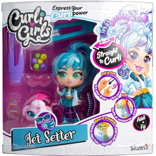 Игровой набор с куклой и питомцем Curligirls - Путешественница Адэли и Фиджи 82096: Возраст от 3 лет