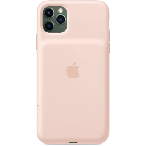 Чохол для iPhone Apple Smart Battery Case Pink Sand (MWVR2) for iPhone 11 Pro Max: Матеріали силікон