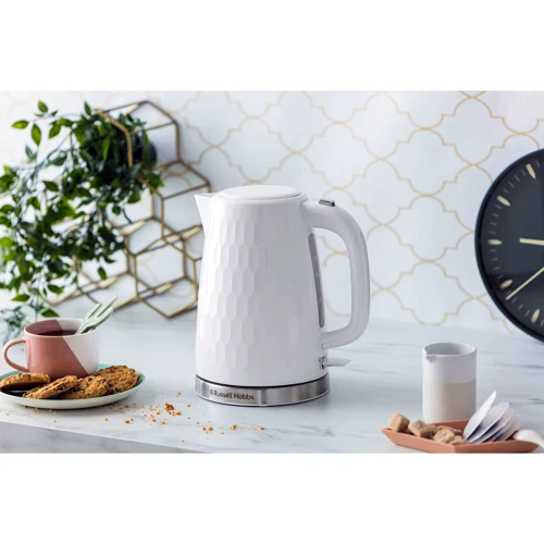 Електрочайник Russell Hobbs 26050-70 Honeycomb White: Тип нагрівального елементу дисковий (прихований)