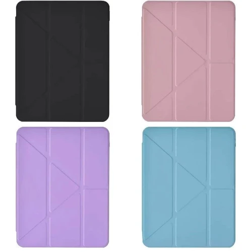 Аксессуар для iPad WIWU Defender Protective Case with Pencil holder Black for iPad Air 2020/iPad Air 2022/iPad Pro 11 (2018-2022): Особенности трансформируется в подставку, Надежная защита от царапин и загрязнений, отделение для стилуса, защита спереди, сзади и в углах, режим автопробуждения/сна