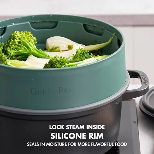 Вставка-пароварка GreenPan Steam 24 см зеленый (CC006629-001)