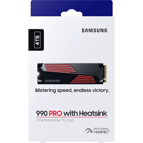 Samsung 990 PRO with Heatsink 4 TB (MZ-V9P4T0CW) UA фото 6