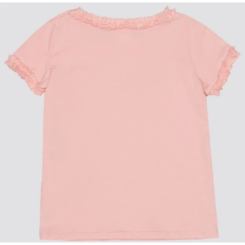 Футболка H&M 6994899 86 см светло-розовая: Пол Девочка