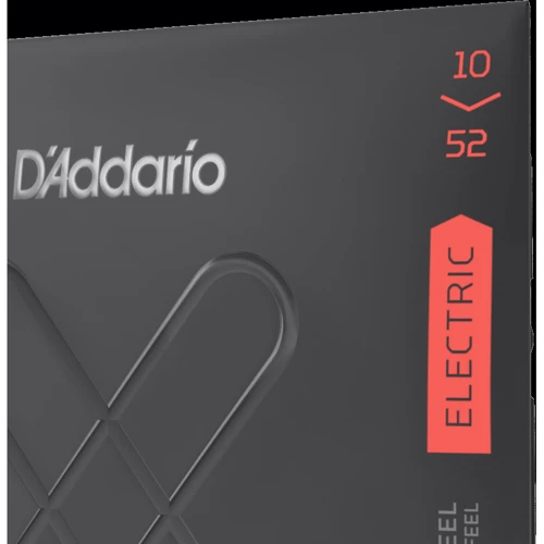 Струна для гитар Комплект струн D'addario XTE1052 XT Electric Nickel Рlated Steel Light Tор / Heavy Вottom (10-52)