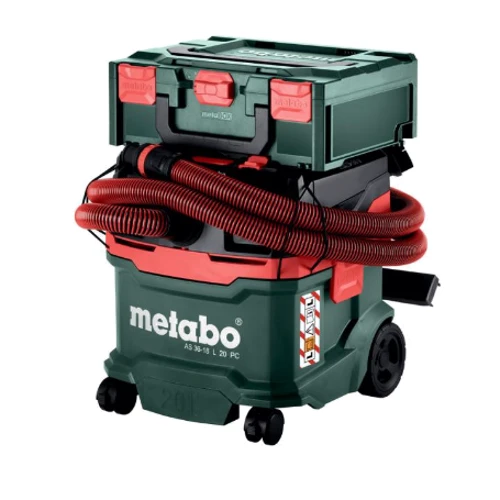 Будівельний пилосос Metabo AS 36-18 L 20 PC (602071850): Максимальна сила всмоктування 140 мбар