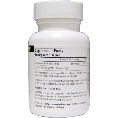 Source Naturals Ultra Chromium Picolinate 500 mcg, 120 Tab: Тип Хром