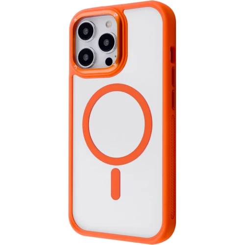 Чехол для iPhone Proove Clear Essence Case with Magnetic Ring Orange for iPhone 14 Pro Max