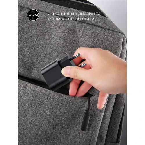 Зарядний пристрій ArmorStandart Wall Charger ABMHJ83 20W USB-C з USB-C до USB-C Cable Black (ARM77723) фото 5