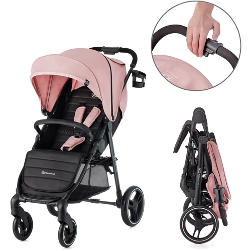 Прогулочная коляска Kinderkraft Grande City Pink (KKWGCITPNK0000): Количество блоков 1