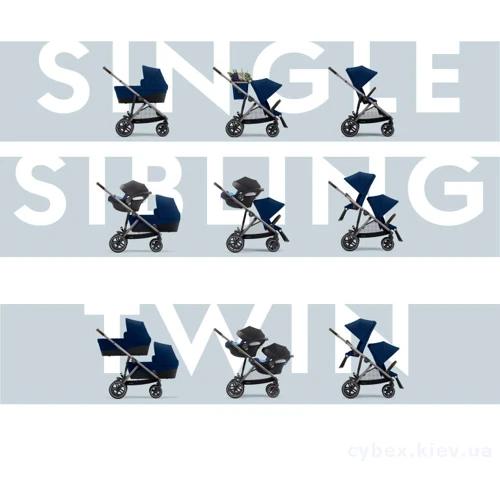 Прогулянковий візок Cybex Gazelle S SLV Stone Grey (524001289) фото 11