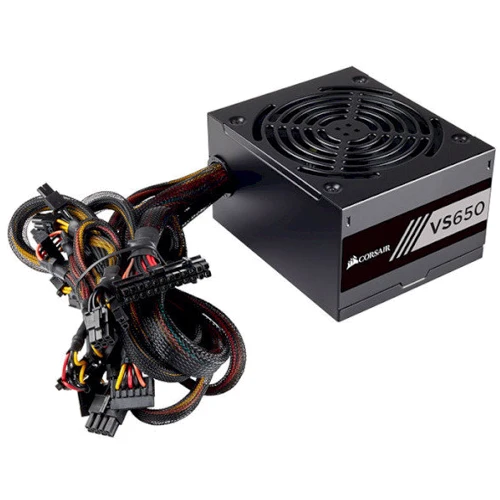 Блок живлення Corsair VS650 (CP-9020172-EU) 650W: ККД,% 80