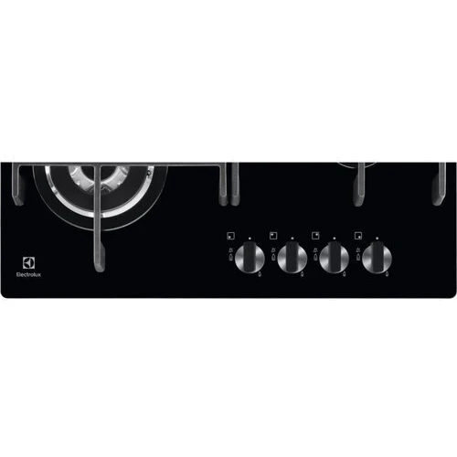 Варочная поверхность газовая Electrolux EGV96343YK: Расположение панели спереди