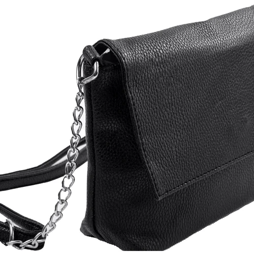 Женская сумка почтальонка Valiria Fashion черная (4DETBI2238-2): Пол Женский