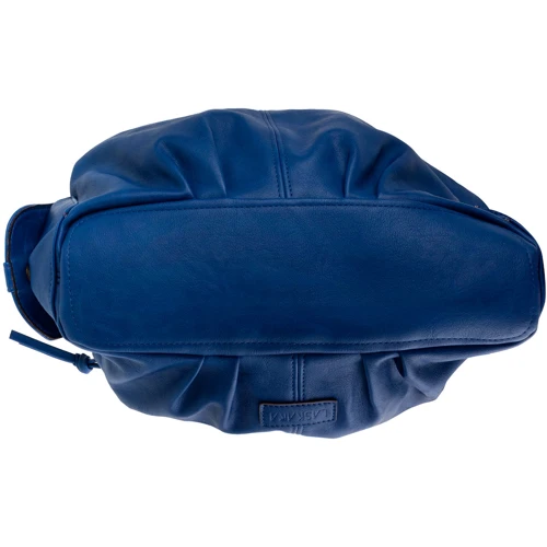 Жіноча сумка хобо Laskara синя (LK-10239-blue): Застібка Блискавка
