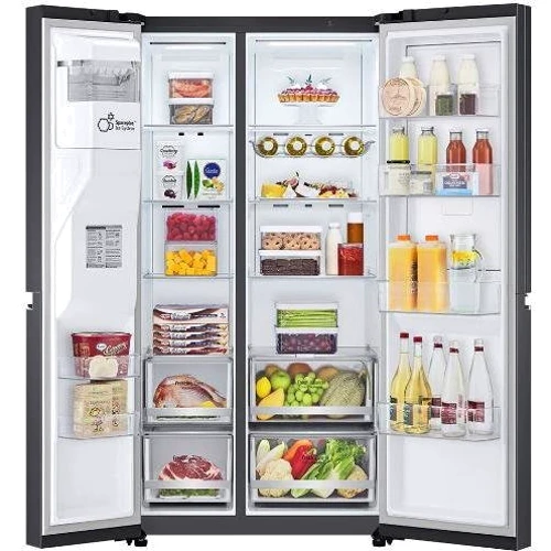 Холодильник Side-by-Side LG GSJV70MCLE: Размеры ВxШxГ, см 179 х 91.3 х 73.5